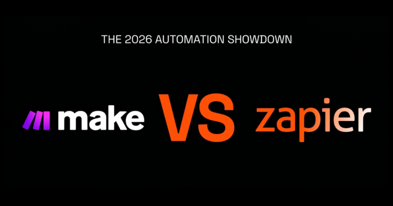 Make vs Zapier comparison 2026: Side-by-side showdown of the best automation tools for solo founders, highlighting pricing and workflow power.
