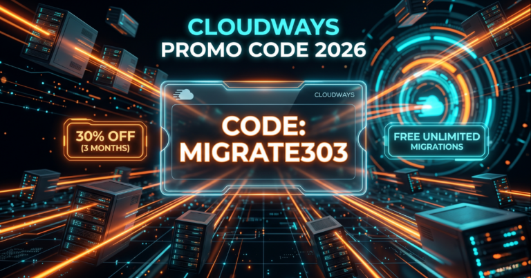 Cloudways promo code 2026 MIGRATE303 - 30% off managed hosting